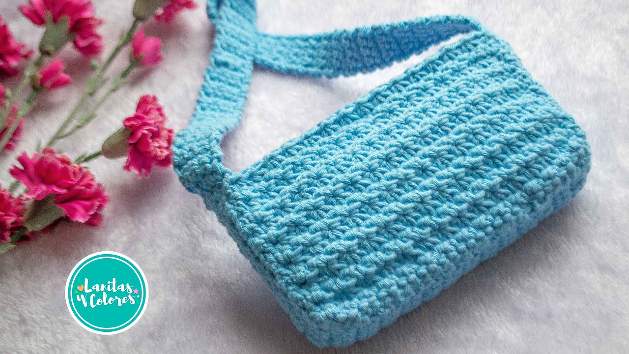 ✅COMO TEJER bolso a crochet FÁCIL en cualquier tamaño