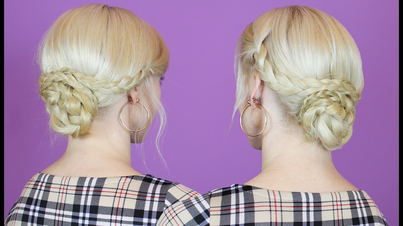 Eleganter geflochtener Dutt, romantisch, festlich Sommerfrisuren 2015 #2