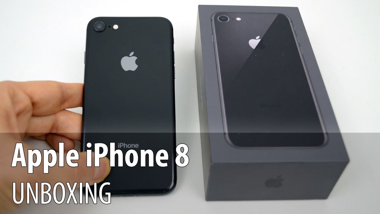 iPhone 8 Unboxing (Telefon cu ecran de 4.7 inch, spate din sticlă)