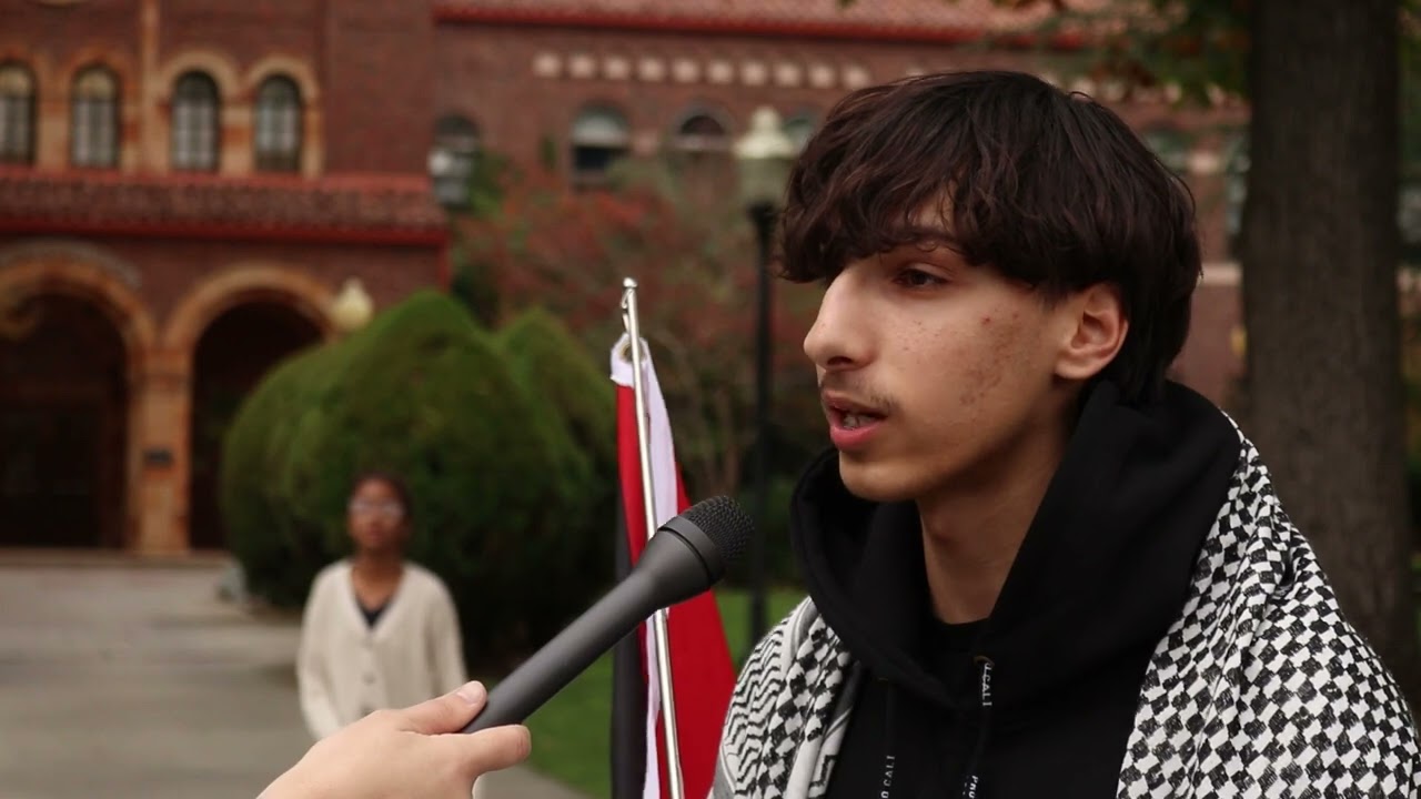 Students in Chico Walkout for Cease-fire