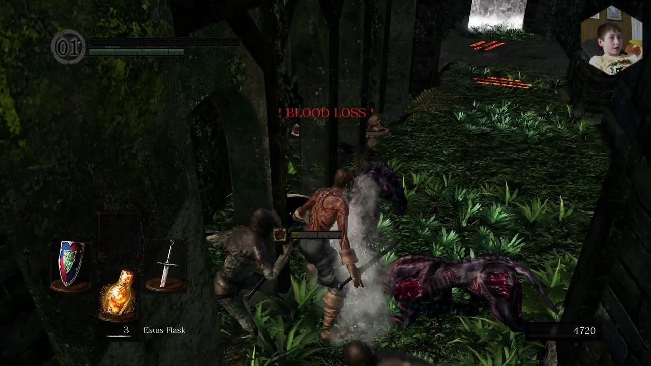 Son Playing Dark Souls Remastered - Moonlight Butterfly Was Too Strong (Step Back & Learn) ⚔️🪓👻