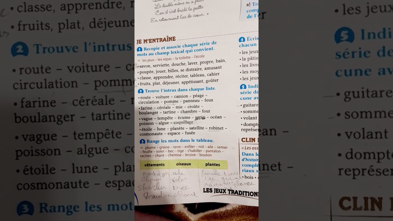 l'arbre aux mots vocabulaire p82 ce2