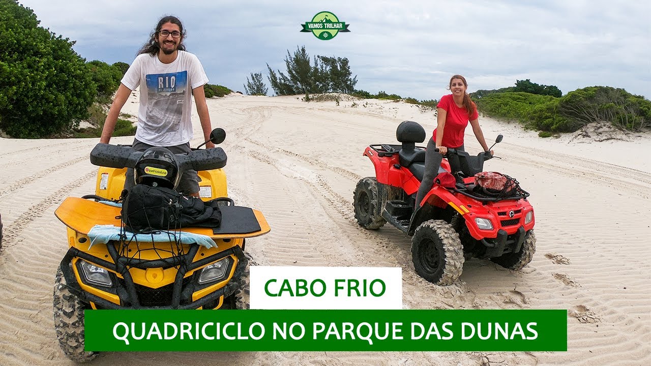 PASSEIO DE QUADRICICLO NO PARQUE DAS DUNAS: O QUE FAZER EM CABO FRIO - RJ