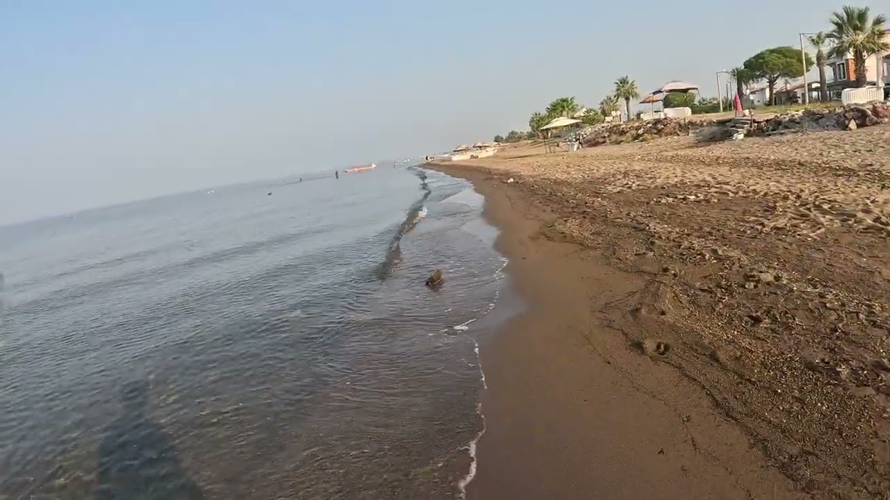 Beachside Walk with Relaxing Sea Waves on Morning-4K, GoPro 11 Black