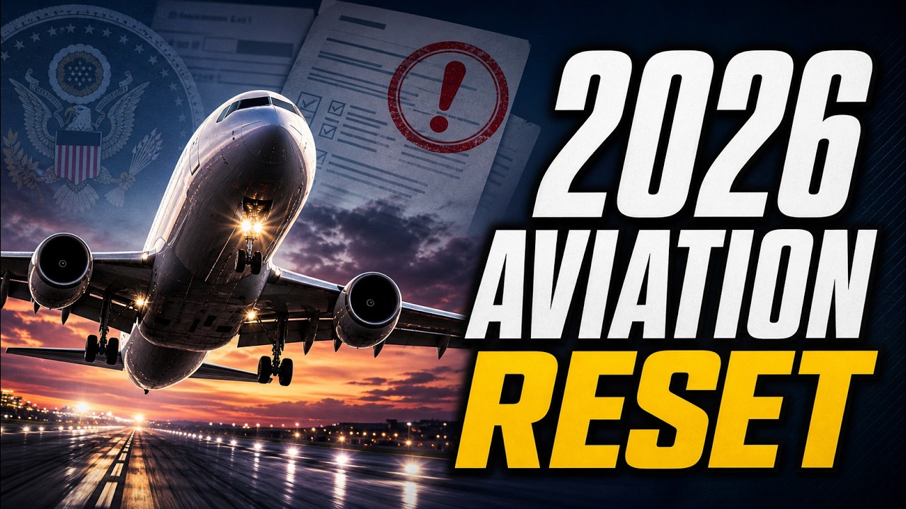 Aviation 2026 Regulatory Reset: What Pilots & Airlines Must Know