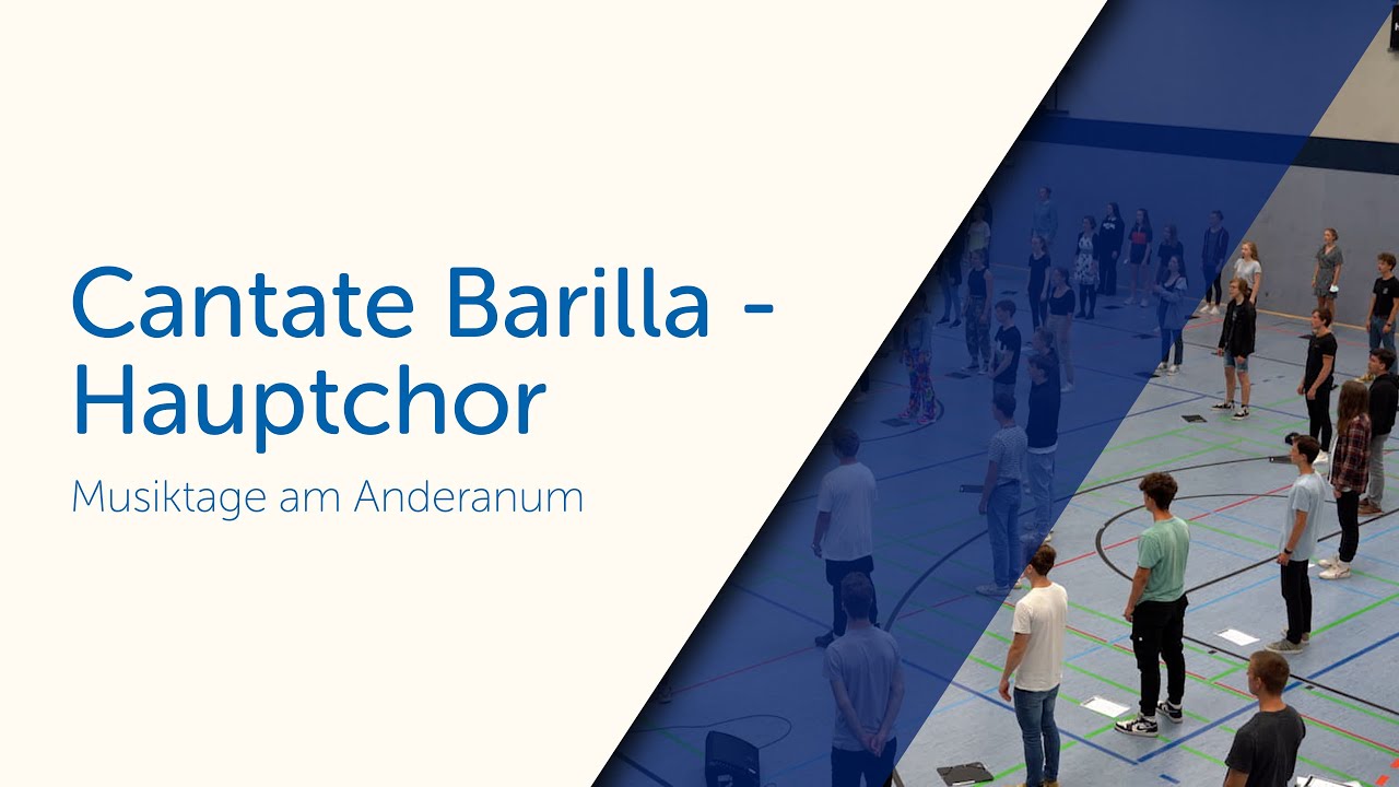 Cantate Brasilia! - Hauptchor | Musiktage | Gymnasium Andreanum