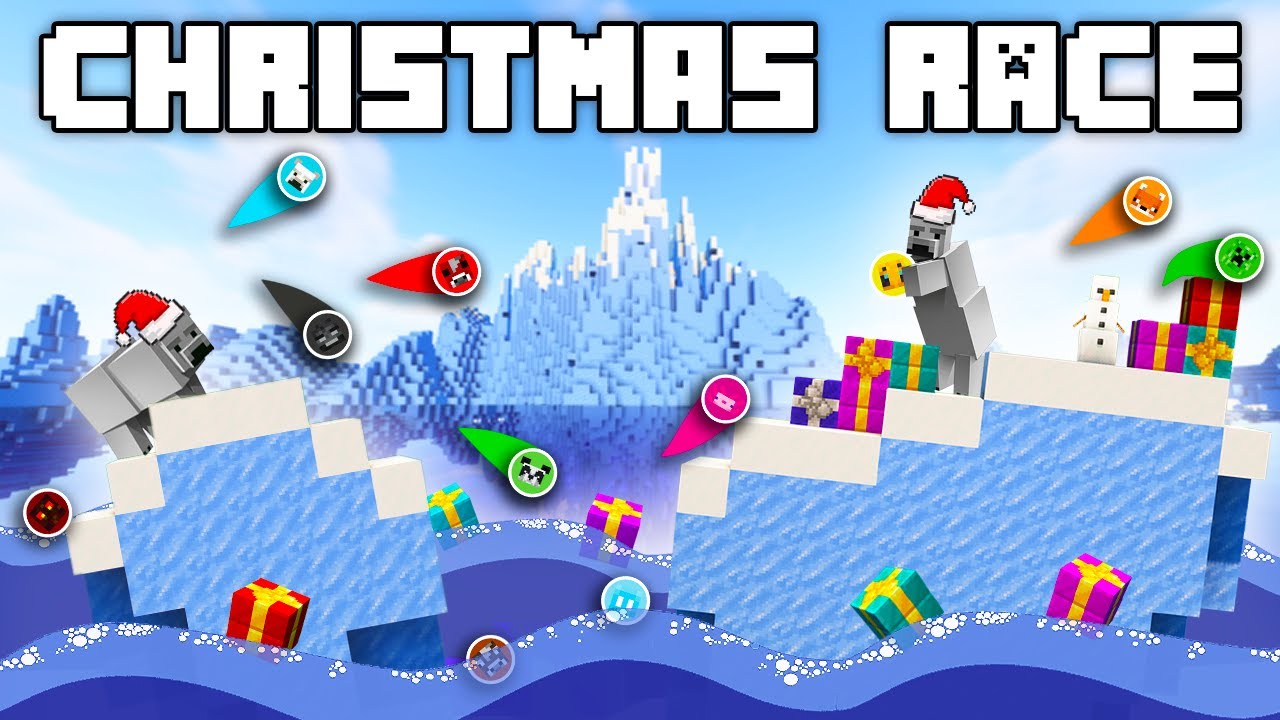 24 Minecraft Marble Race EP.13: Christmas Race