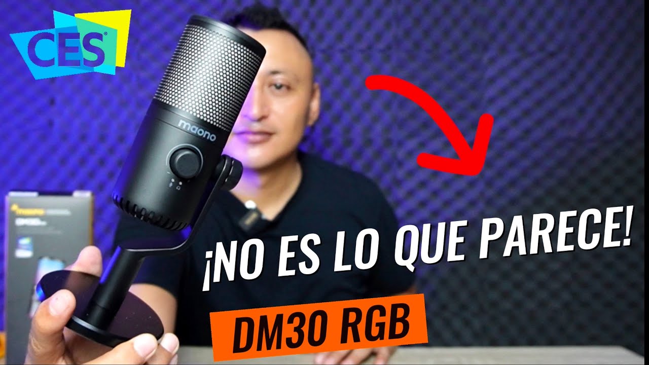 🎙️Micr&oacute;fono #MAONO DM30 RGB &iquest;Tan bueno como dicen?