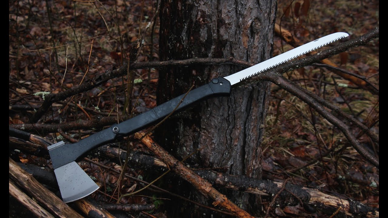 NEW! Schrade SCAXE9 Locking Saw Axe – Best Axe
