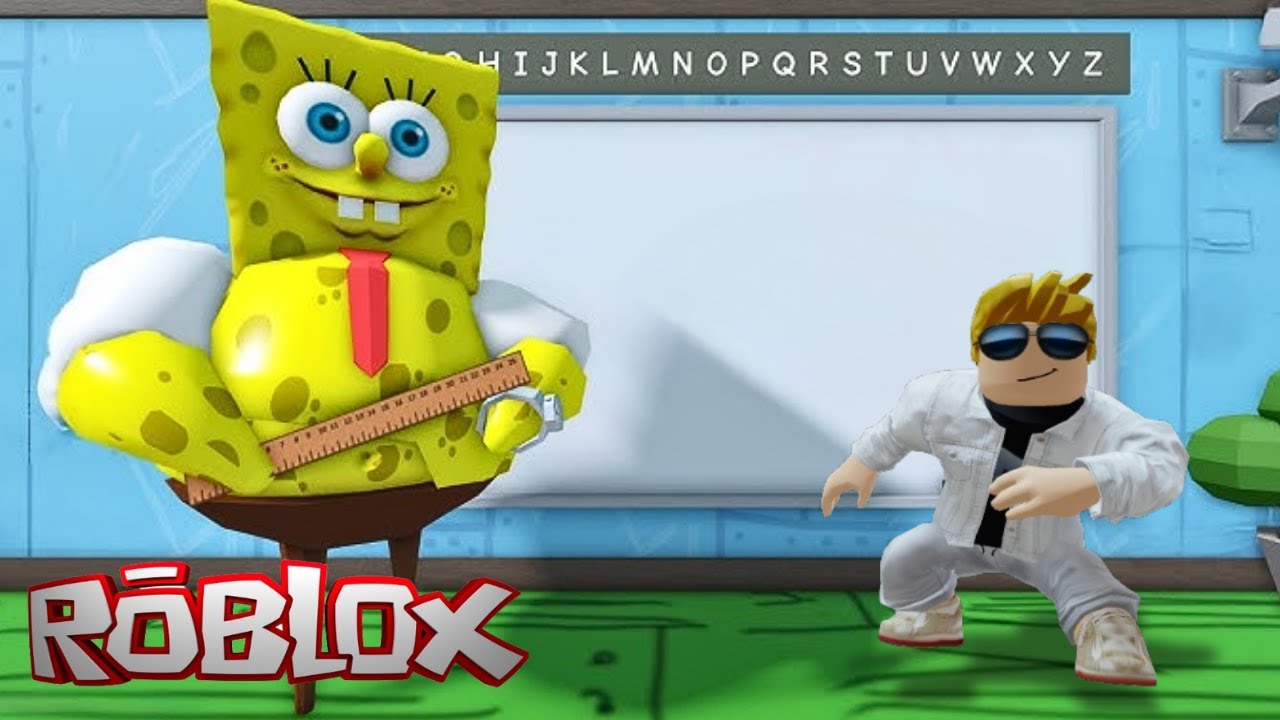 Sünger Bob'tan kaçış☠️ - Spongeboy Barry's Prison School Run