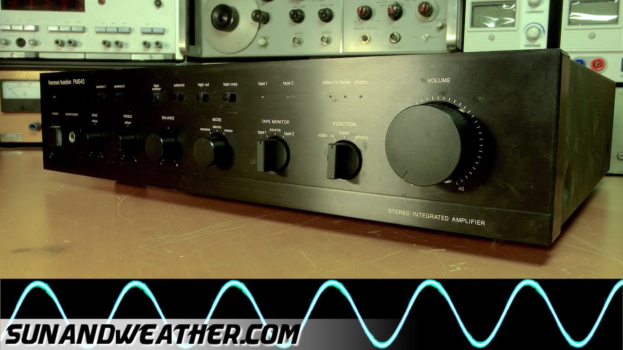 Harman Kardon PM645 Amplifier - Troubleshooting and Repair