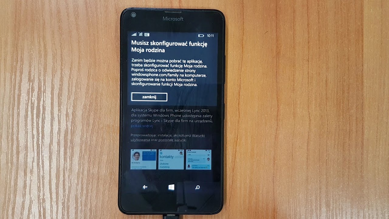 Windows Phone - Funkcja MOJA RODZINA - Jak Wyłączyć Blokadę Moja rodzina w Sklepie Windows