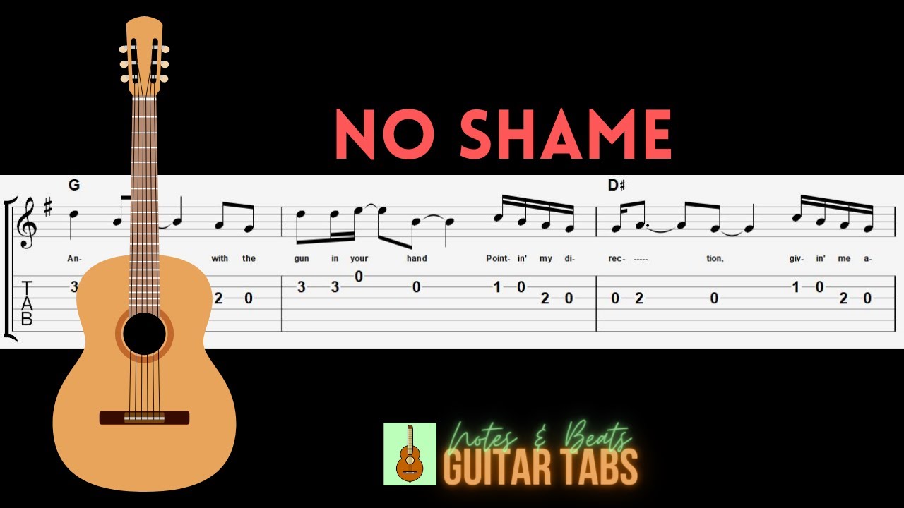 5 Seconds of Summer- No Shame GUITAR TAB