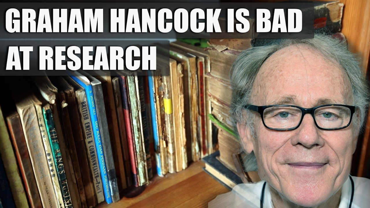 Graham Hancock is bad at research