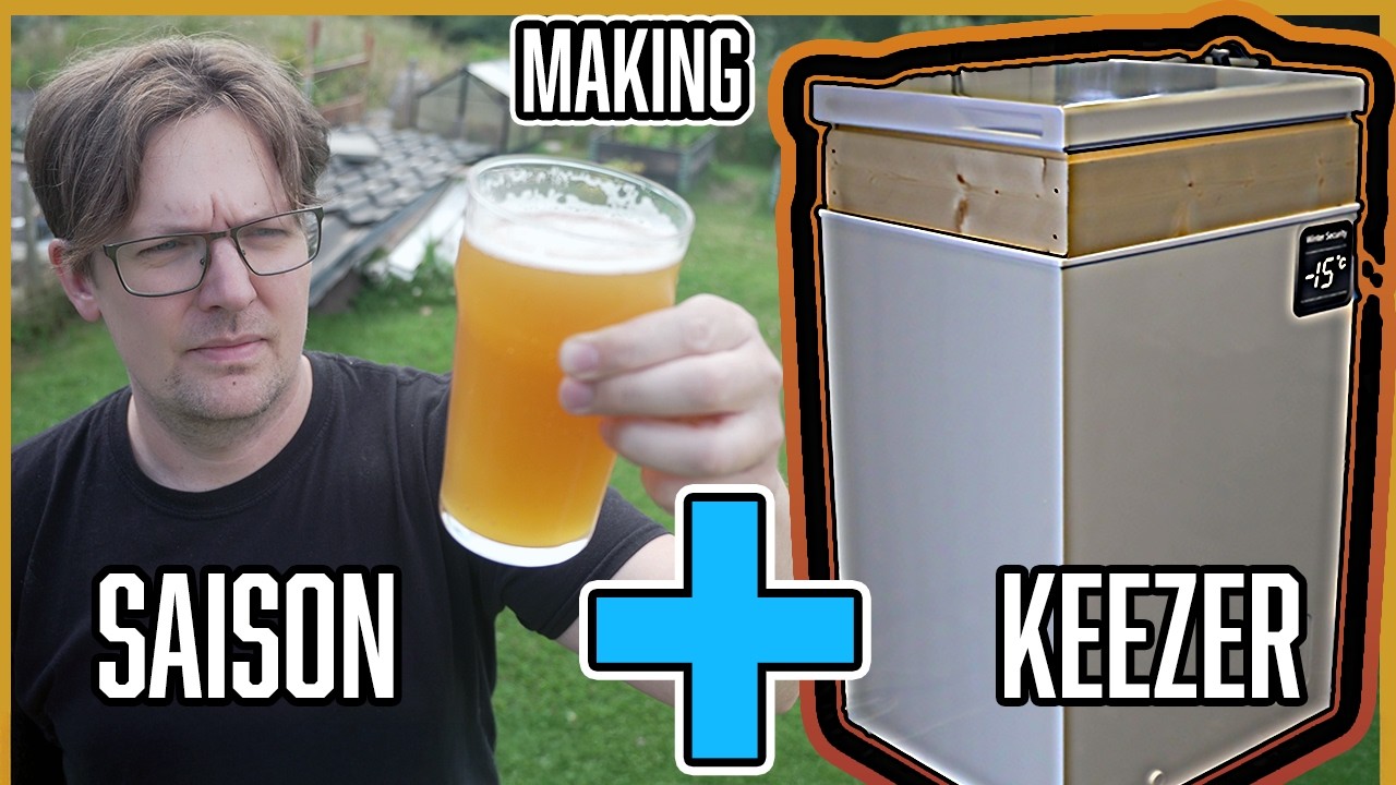 Cold Beer: Rustic Red Saison + DIY Keezer Build!