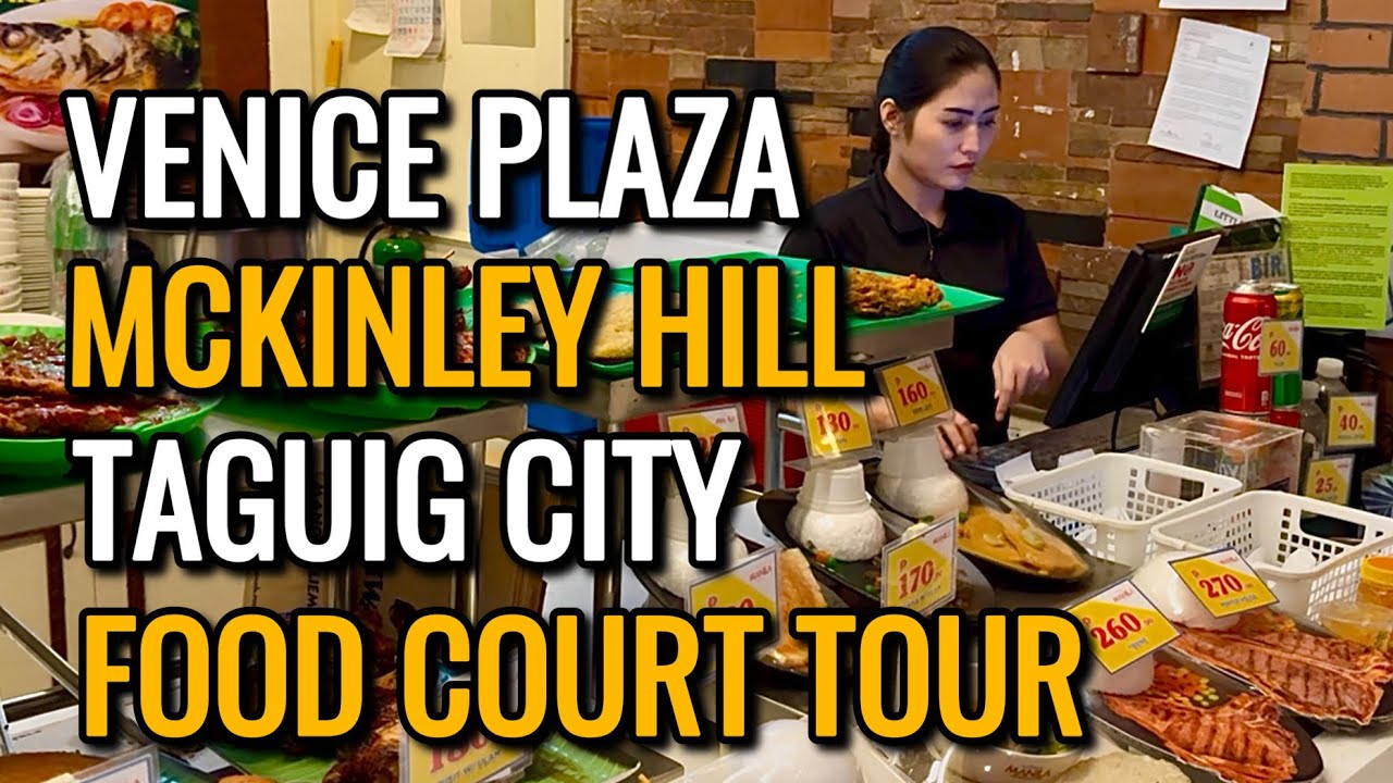 STREET FOOD PHILIPPINES at MCKINLEY HILL Taguig City | FOOD TOUR inside The Venice Grand Canal!