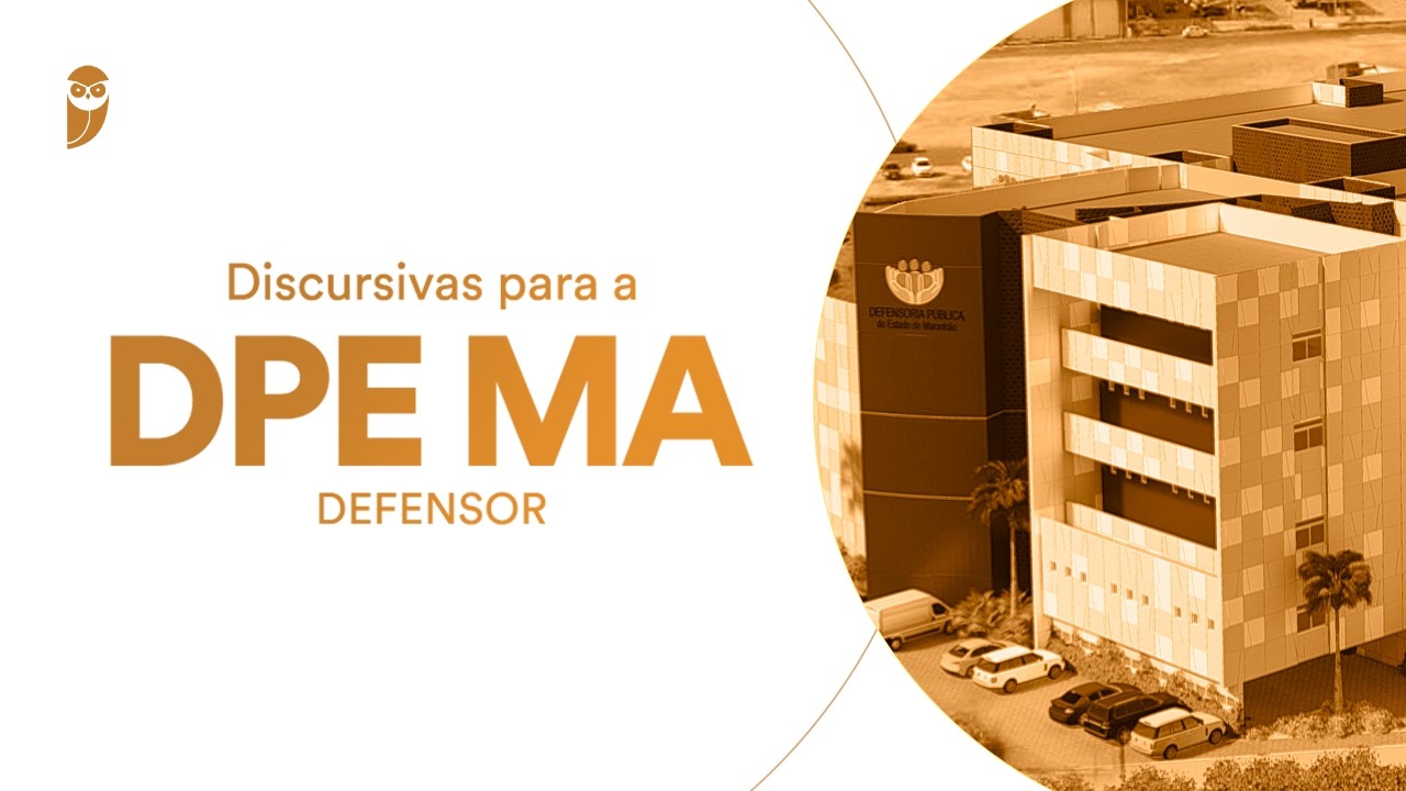 Curso Discursivas para a DPE MA (Defensor): Peças Criminais para Defensoria - Allan Joos