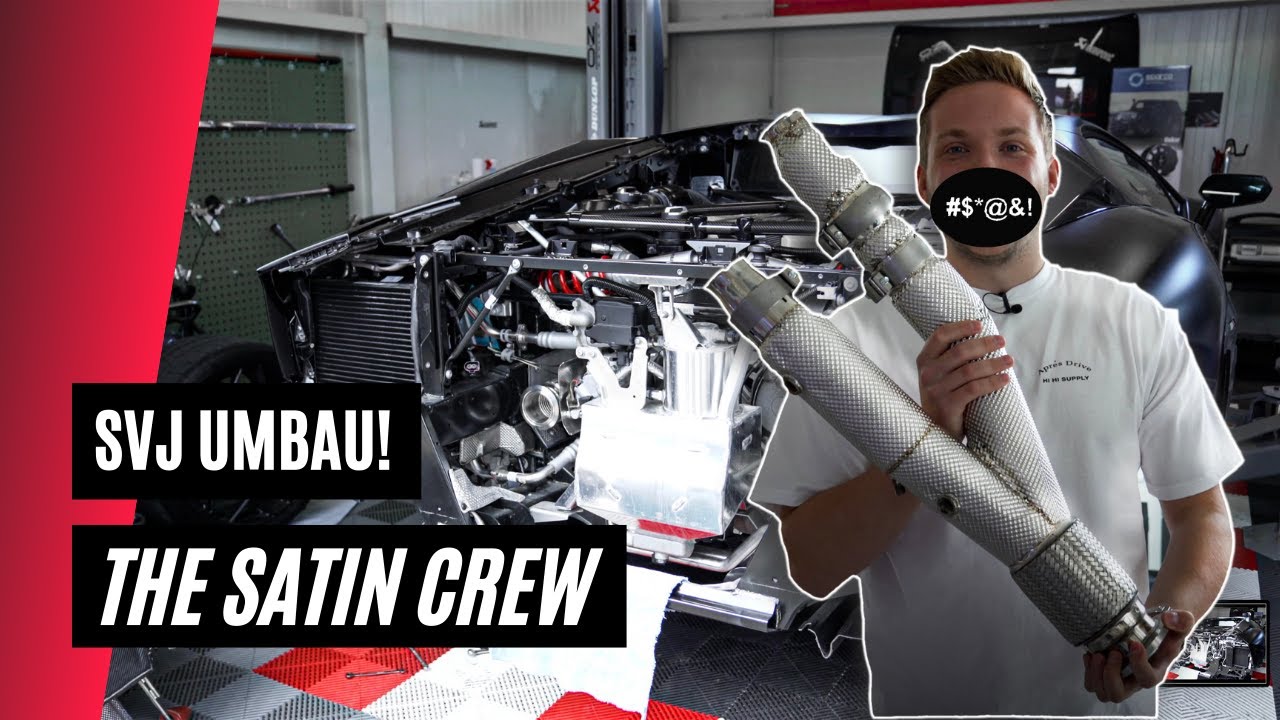 LAMBORGHINI SVJ mit neuer Abgasanlage | THE SATIN CREW™!