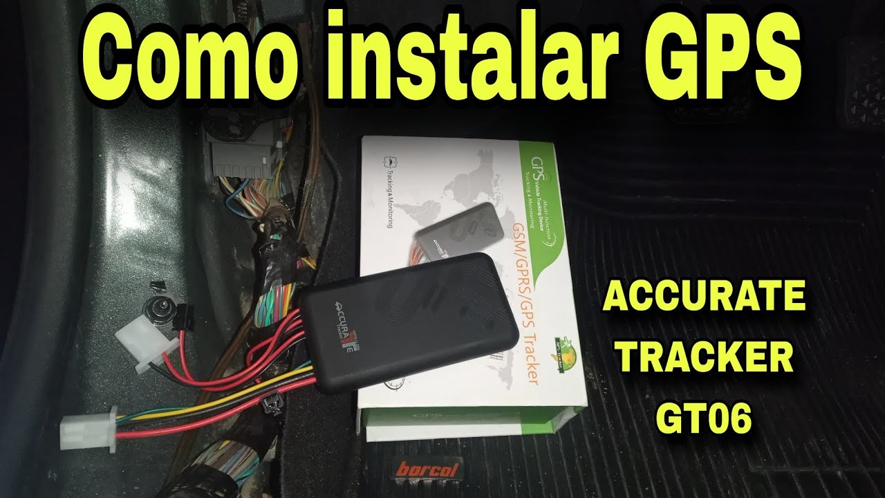 COMO INSTALAR GPS  BLOQUEADOR + RASTREADOR ACCURATE TRACKER GT06