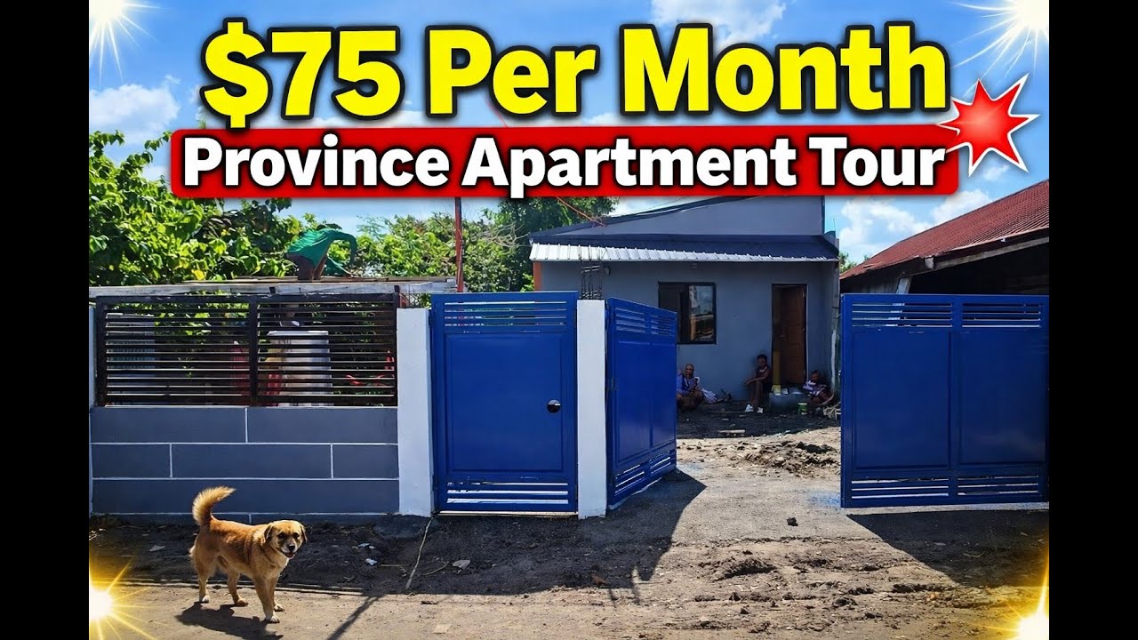 Brand new Philippines Apartment Tour: $75 a month and 30 minutes drive from Clark Airport.