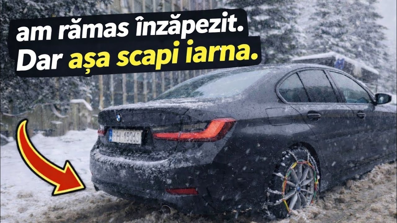 Ce am făcut când am rămas înzăpezit. Vlog pe drum spre Sinaia cu BMW 330i G20