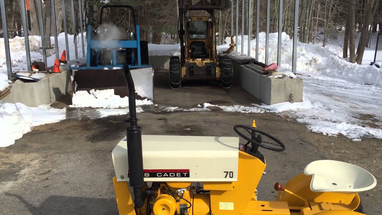 cub cadet model 70 with rebuilt kohler k181