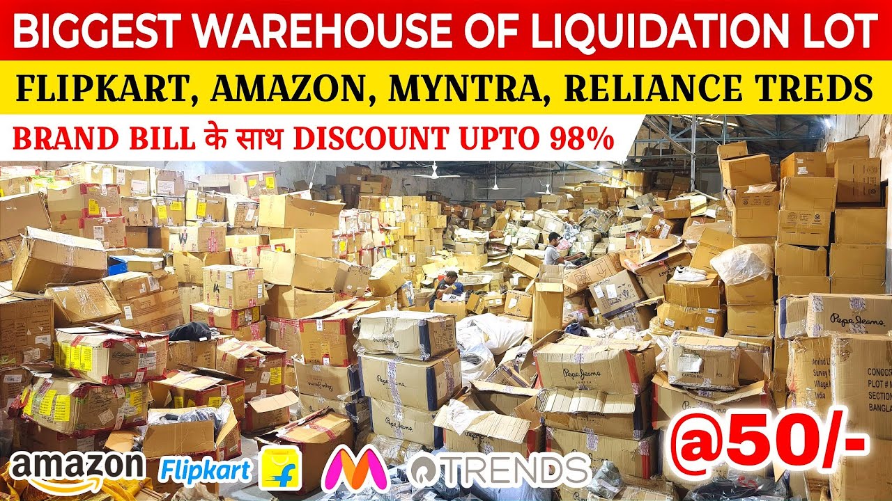 BRANDED PRODUCTS ON 98% DISCOUNT | LIQUIDATION STOCK LOT | MARV INDIA | BRANDED FACTORY SALE