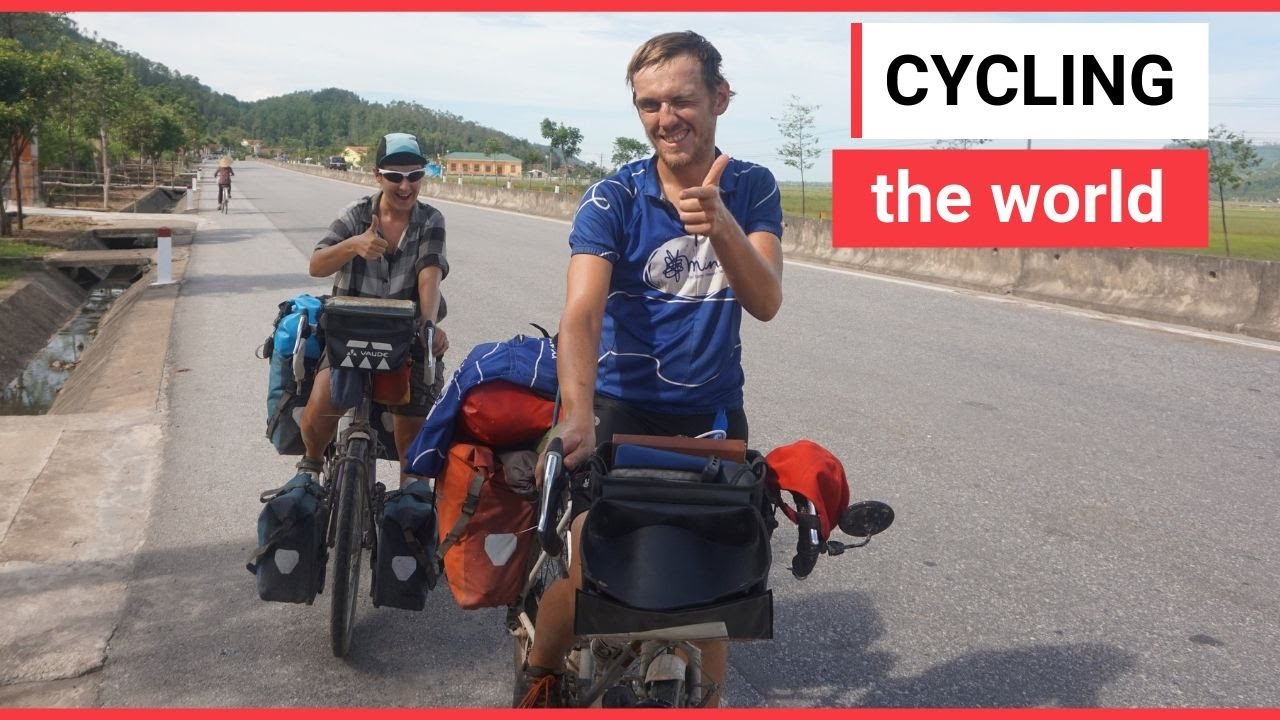 Tinder couple travel around the world...by bike. | SWNS TV