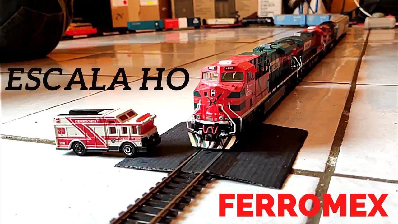 FERROMEX A Escala / SD70ACE Y ES44AC Liderando trenes En Escala HO