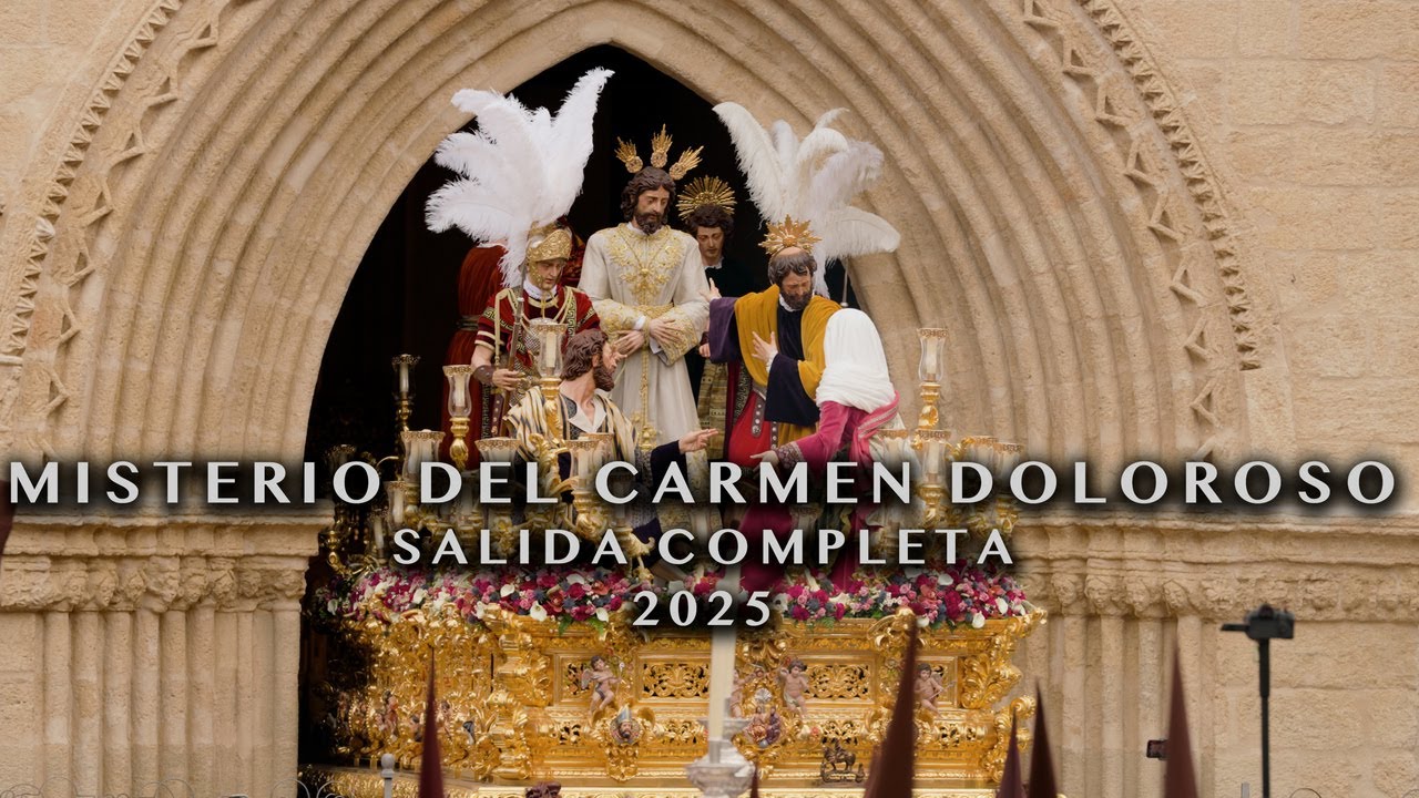 4K || SALIDA DEL MISTERIO DEL CARMEN DOLOROSO | PASIÓN DE LINARES | 2025