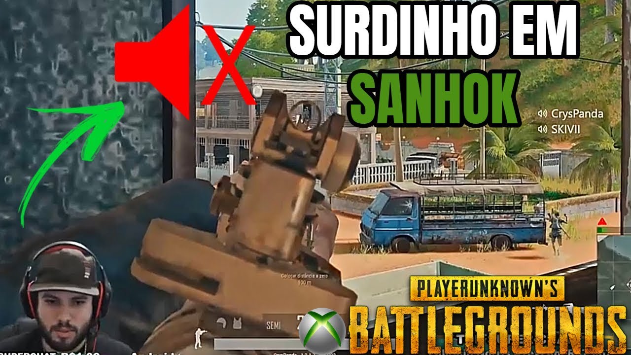 PUBG XBOX ONE - A DUPLA SURDINHO E SKIVI , ALTAS CONFUSÕES EM SANHOK ! - XBOX ONE X