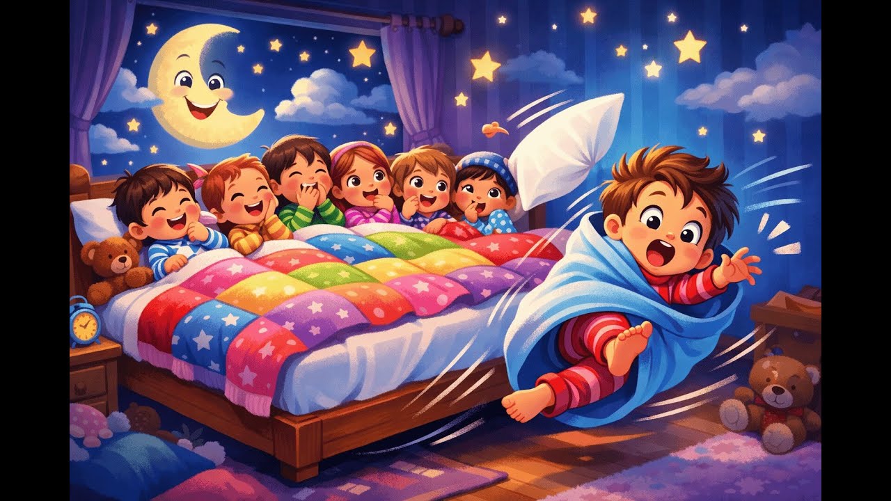 Ten in the Bed | Roll Over Roll Over | Counting Song for Kids | Bedtime Nursery Rhyme New @mecomomo 