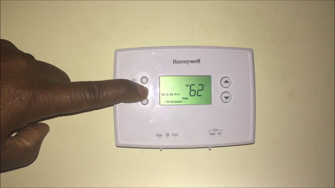 Как легко запрограммировать термостат Honeywell