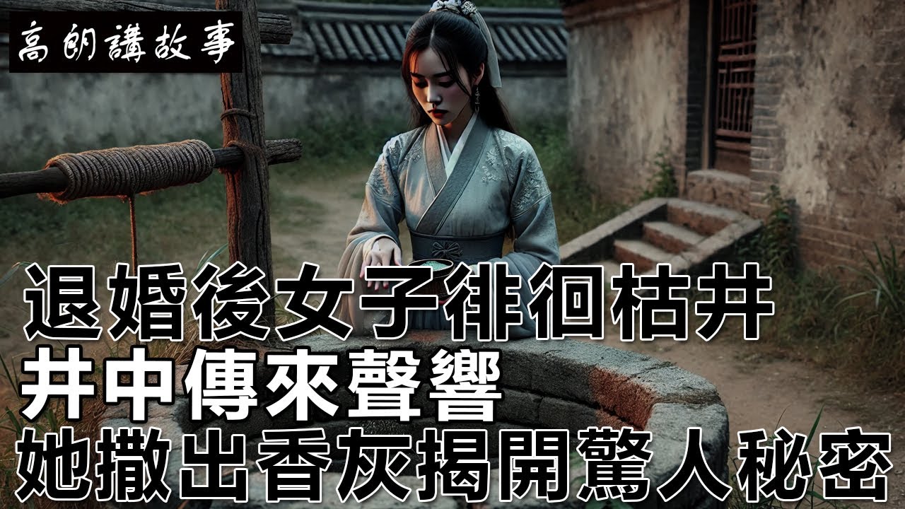 民間故事：退婚後女子徘徊枯井，井中傳來聲響，她撒出香灰揭開驚人秘密！｜高朗講故事