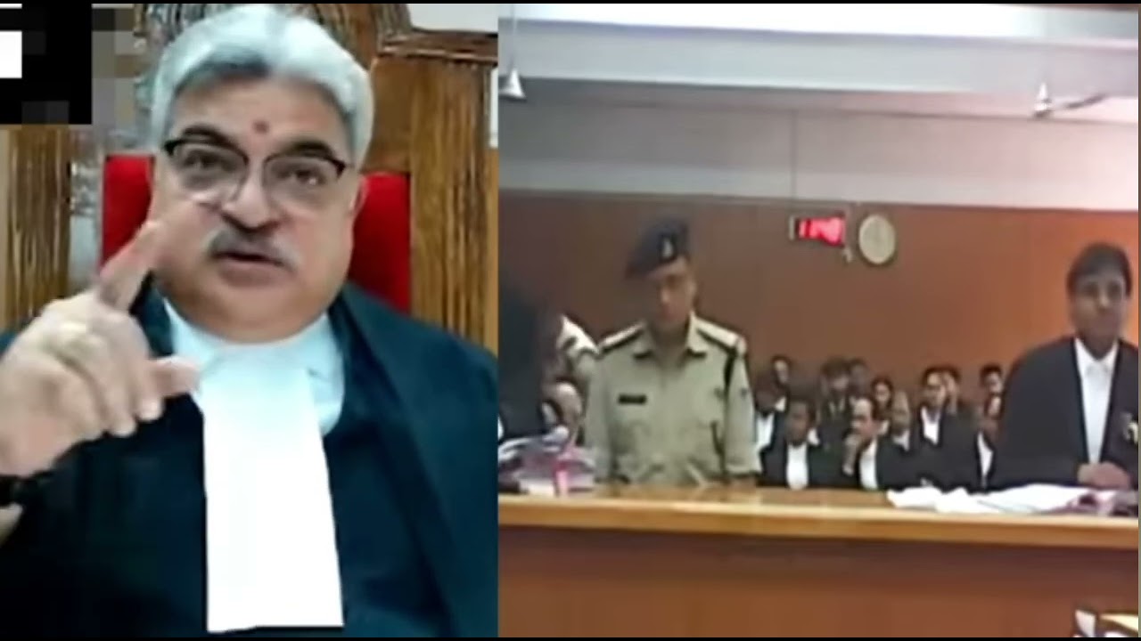 जज ने पुलिस को लगाई फटकार किया सस्पेंड।Judge Rohit Arya-SHO।MP HIGH COURT #Judge#Rohit Arya 