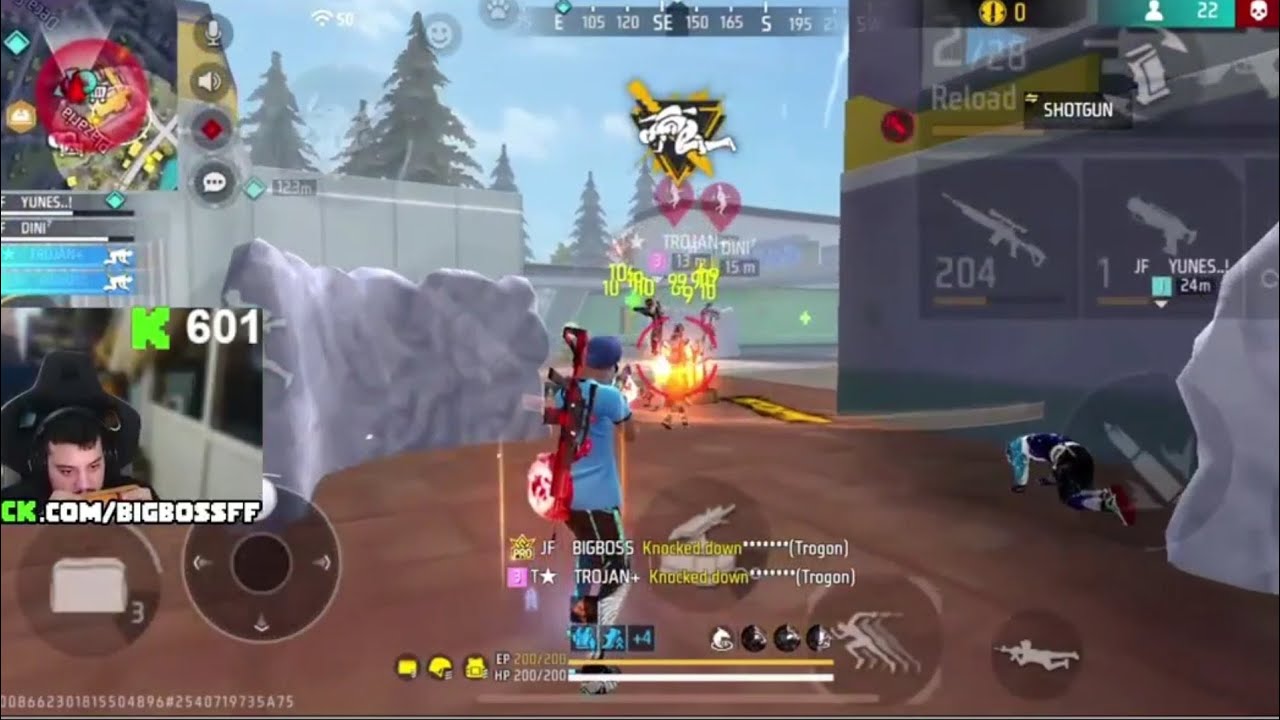 فري فاير شاهد بداية موسم ممتاز لسكواد JOKO FORCE و بوياه تكتيكية بقيادة jf YOUNES و bigboss ☠️💥