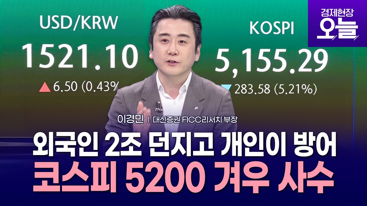 [주간증시전망] 환율 1521원 넘고, 코스피 출렁...증시 악몽 언제까지 갈까? #이경민 #코스피