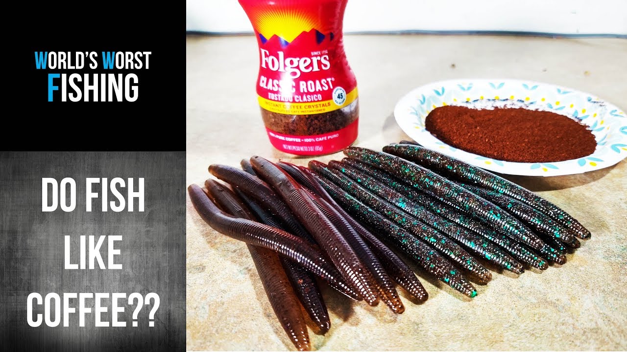 Making & Testing COFFEE BAITS; Making Soft Plastic Lures Using Real Coffee Grounds