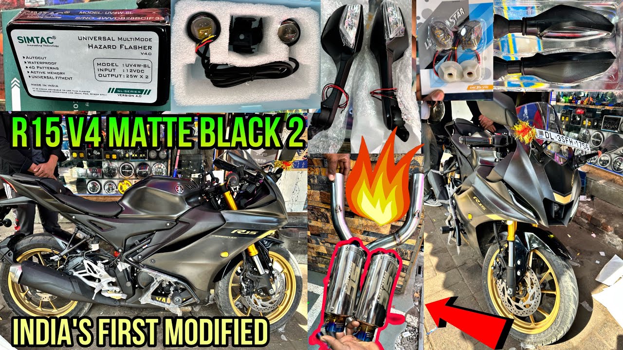 R15 v4 modified New Colour modified | बिल्कुल नई  R15 V4 modification