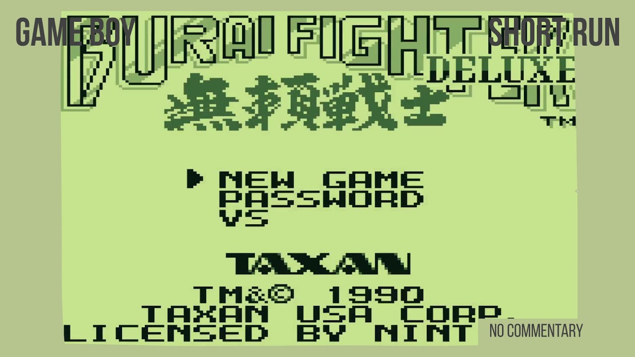 Burai Fighter Deluxe - Game Boy - No Commentary