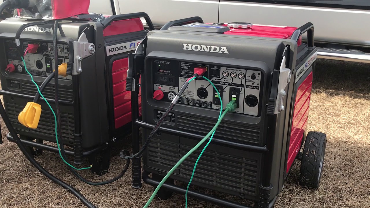 2 Eu7000is Honda&rsquo;s With parallel kit 14,000 total watts