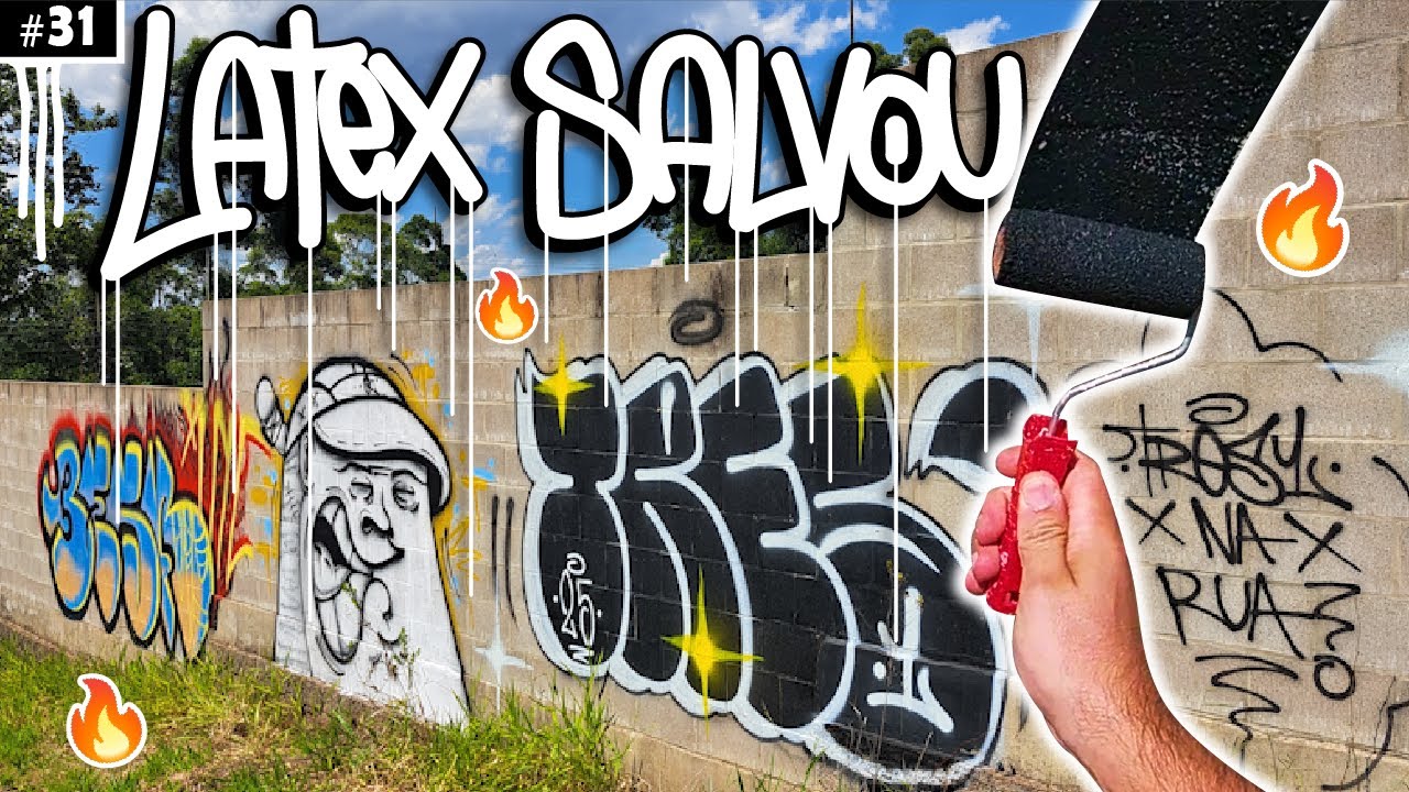 🔥 Graffiti com Latex! 👌 - Tresum na Rua #31 💥