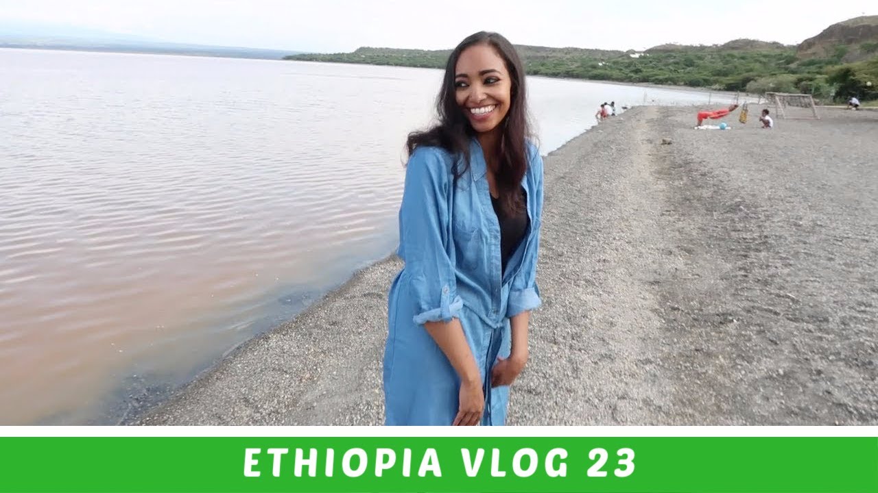 Ethiopia Vlog 23 South Ethiopia Swimming in Langano | Amena and Elias