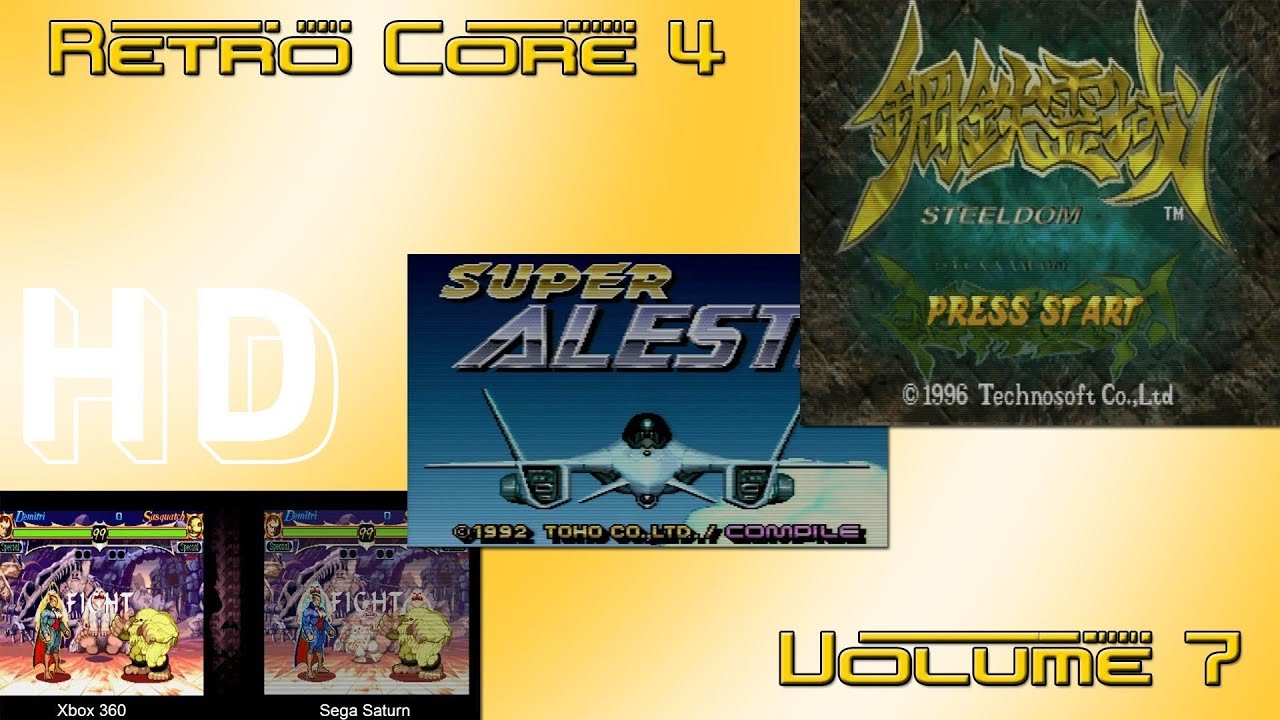 Retro Core 4 - Volume 7 - Super Aleste, Steeldom, Vampire Resurrection