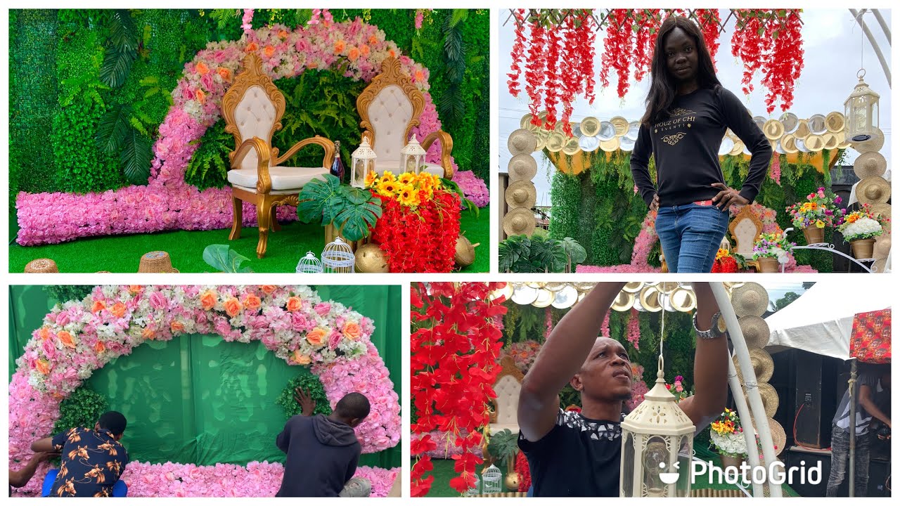 How to do a Nigerian wedding decor / Traditional wedding decor