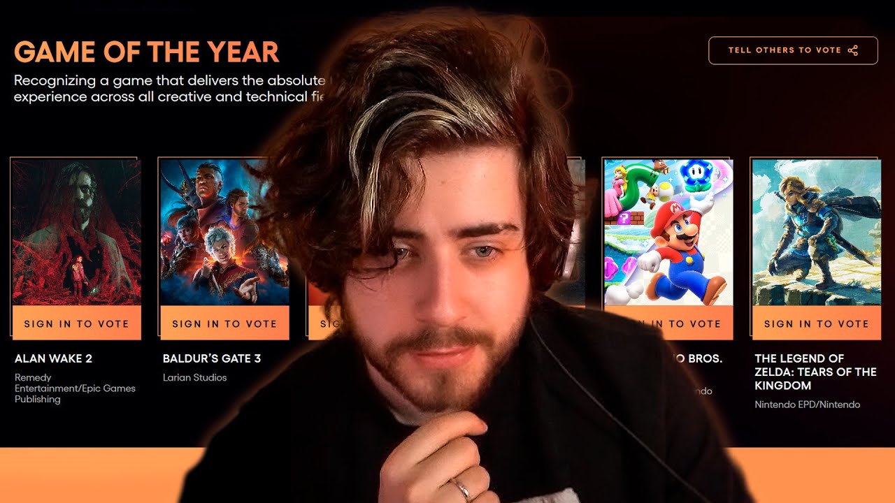 OS INDICADOS do The Game Awards 2023