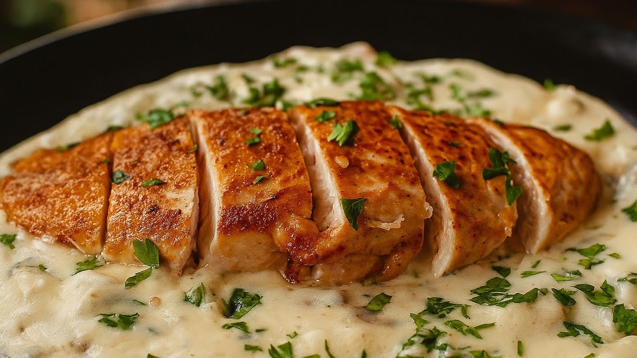 I've never had chicken in such a delicioussauce! Delicious and simple!