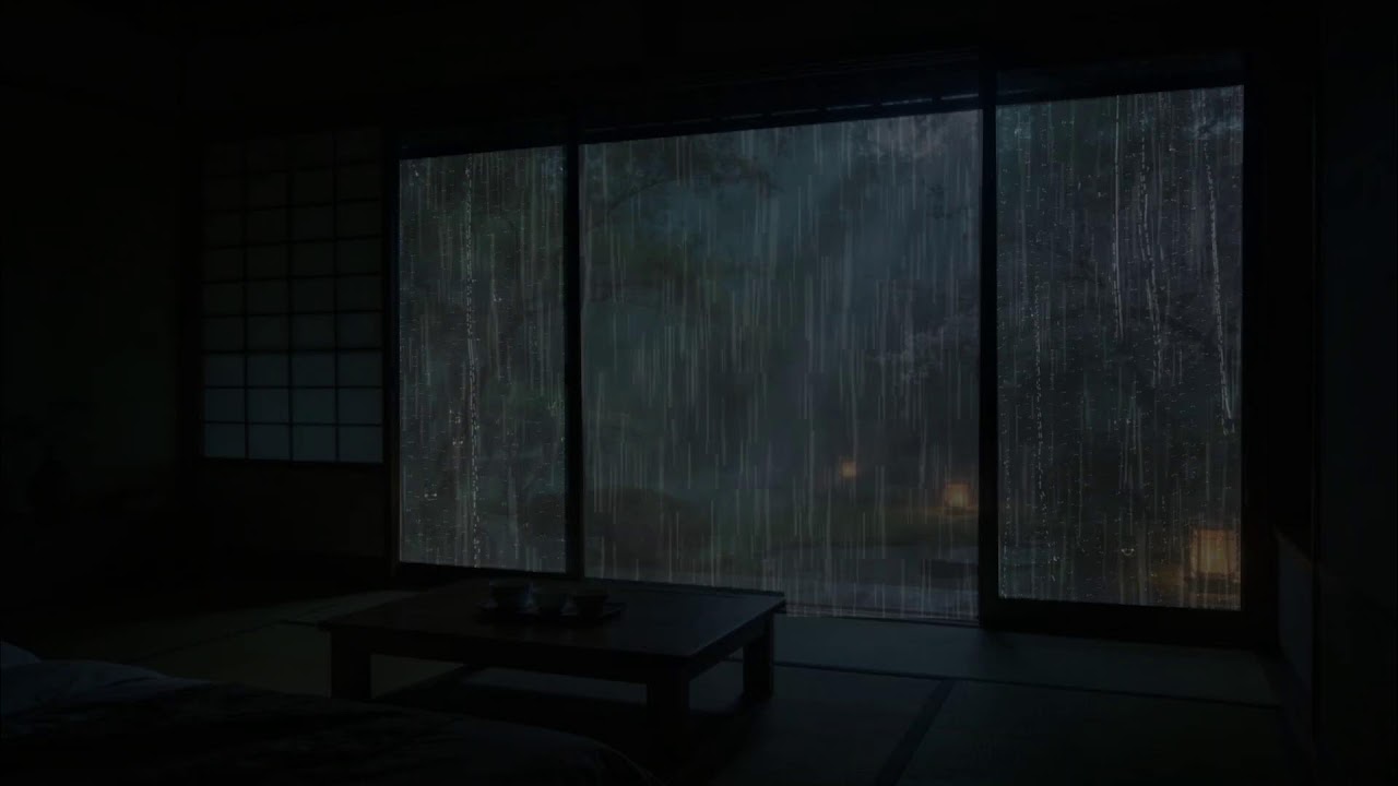 Gentle Spring Garden Rain Sounds 🌧 | Deep Tranquil Night for Restful Sleep & Stress Relief #2T