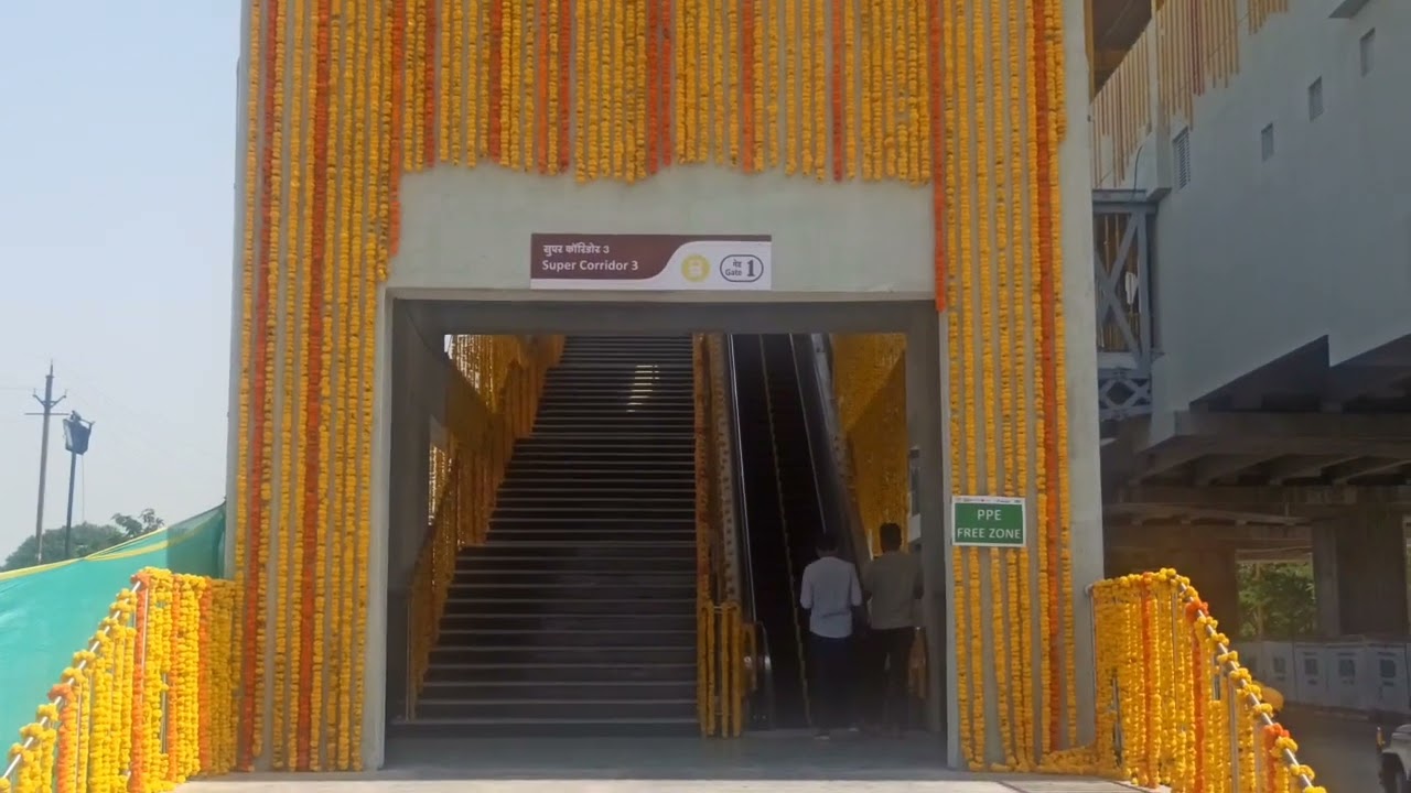 Indore Metro update from Luv kush Square to Gandhi nagar Metro station 30 September 2023