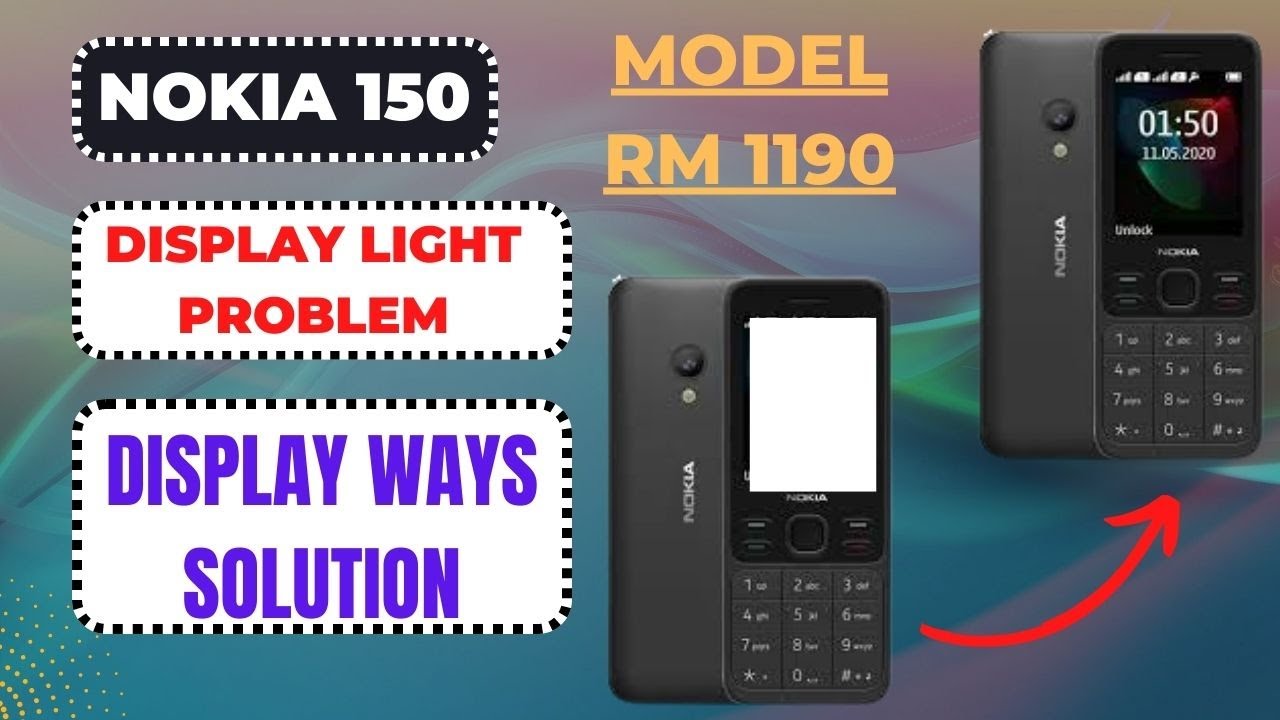 nokia 150 display light problem | lcd display ways solution | 100% solution lcd display light